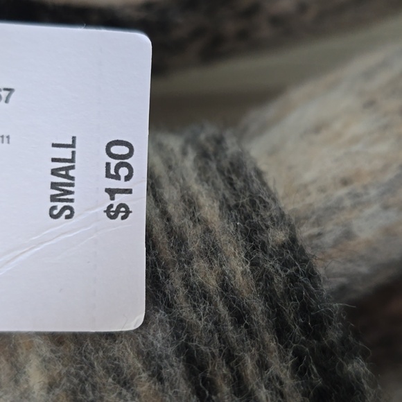 LIZ CLAIBORNE WOMEN'S BLACK, BEIGE AND WHITE COAT SIZE SMALL - Picture 5 of 16